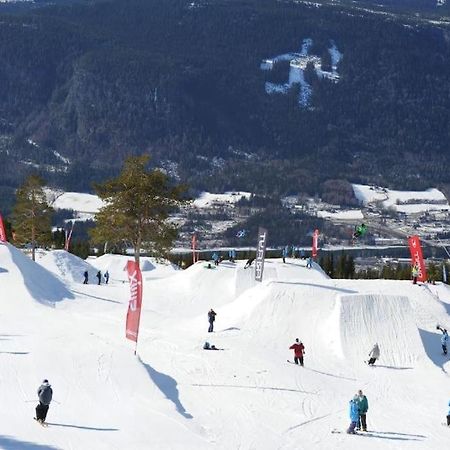 Leilighet Med Panoramautsikt Sjusjoen Innendors Parkering Eksteriør bilde
