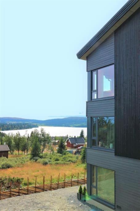 Leilighet Med Panoramautsikt Sjusjoen Innendors Parkering Eksteriør bilde