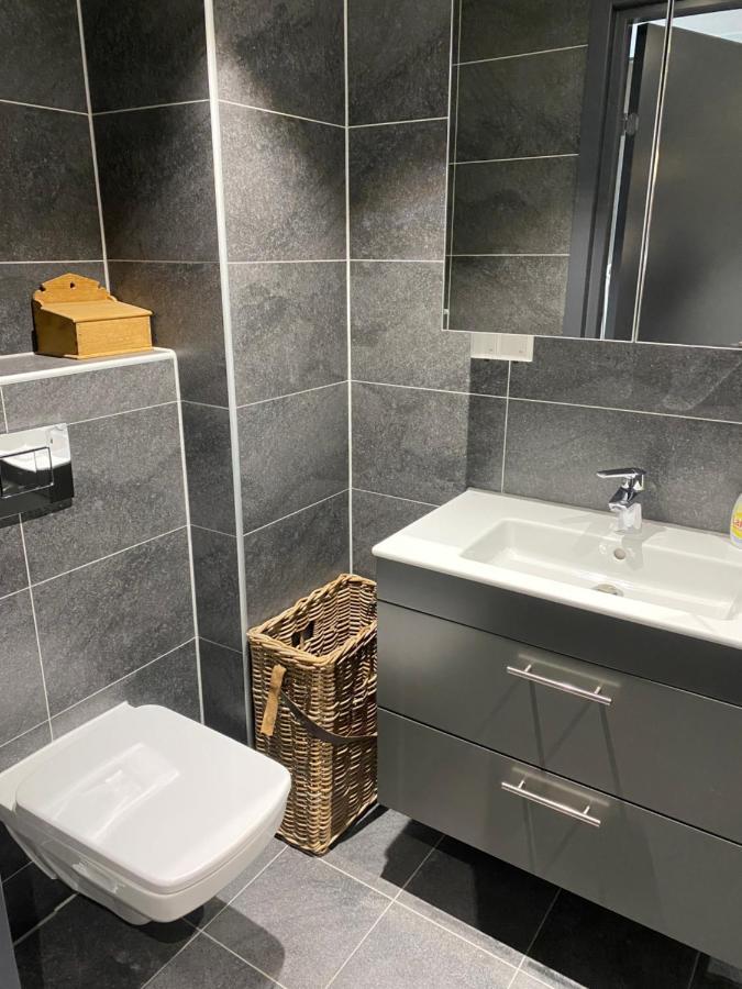 Leilighet Med Panoramautsikt Sjusjoen Innendors Parkering Eksteriør bilde